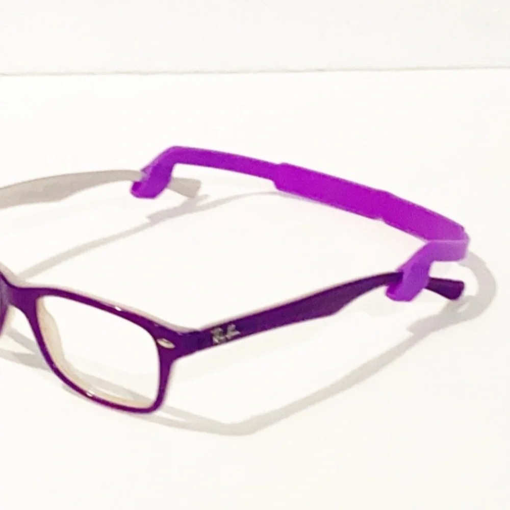 Set New little girls kids purple silicon eyeglasses sunglasses strap & ear stop